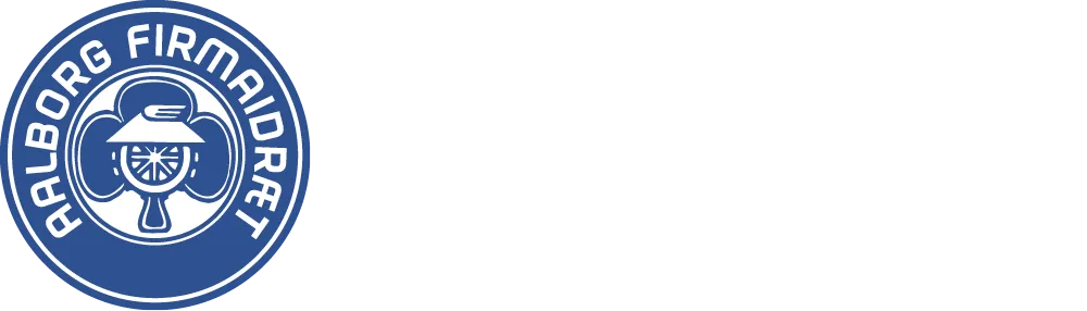 Aalborg Firmaidræt Vandret Farvet Hvid